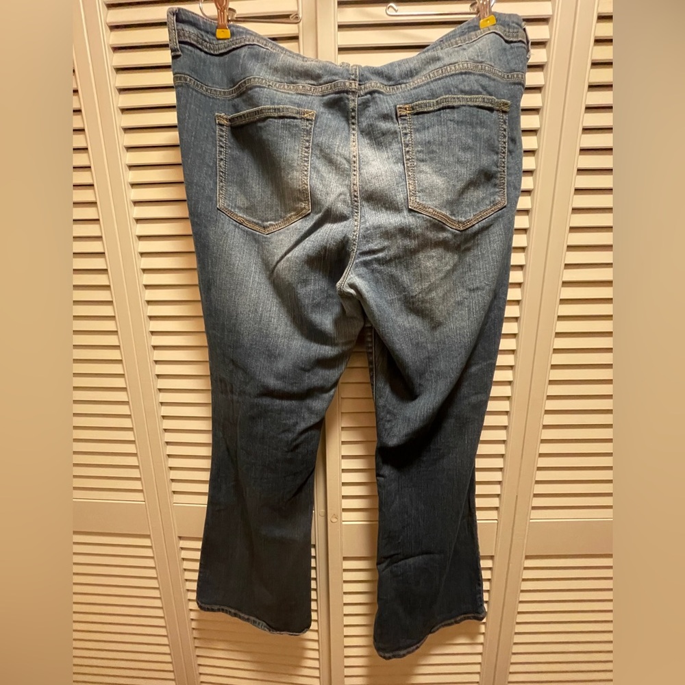 Women’s Boot Cut Ribbed Jeans Size 20 - Picture 3 of 5